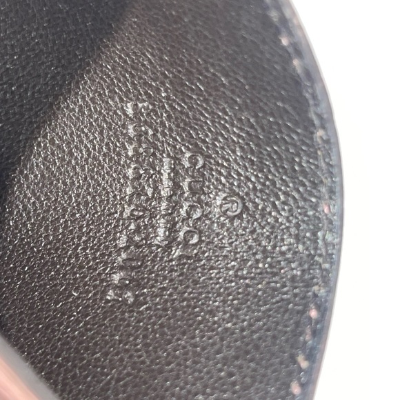 Pink Gucci swing Leather card Holder - Picture 2 of 4